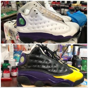 Custom Jordan 12s “tribute to Kobe”